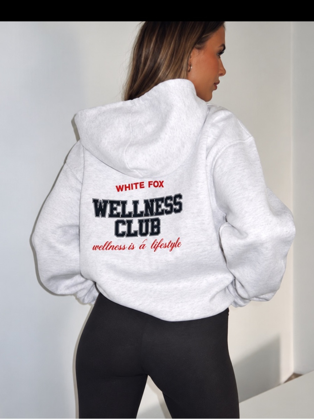White Fox Boutique Wellness Club Hoodie